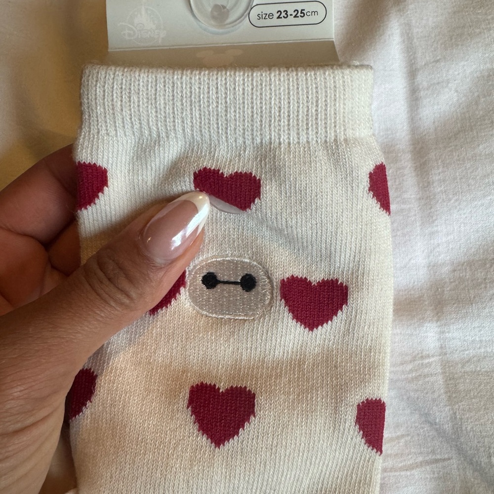 Disney Heart Pattern Socks